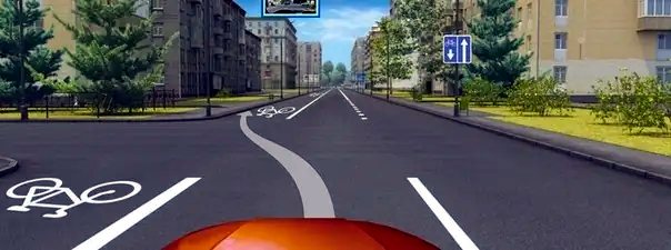 Иллюстрация к вопросу: Разрешается ли Вам остановка в указанном месте?