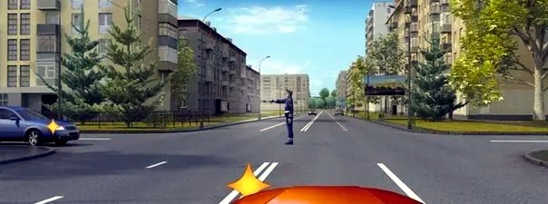 Иллюстрация к вопросу: Вы намерены развернуться. Ваши действия?