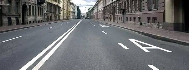 Иллюстрация к вопросу: Разметкой в виде буквы «А» обозначают?
