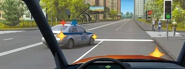 Иллюстрация к вопросу: При повороте направо Вы: