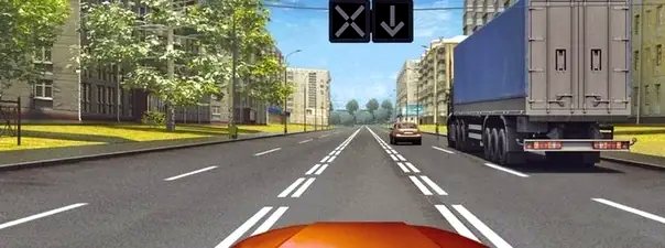 Иллюстрация к вопросу: Если реверсивные светофоры выключились, Вам следует: