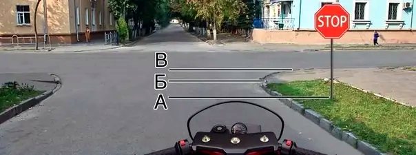 Иллюстрация к вопросу: Где Вы должны остановиться?