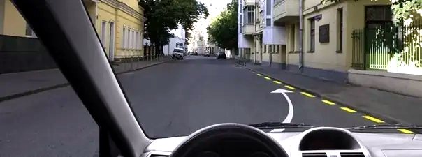 Иллюстрация к вопросу: Разрешается ли Вам остановка в этом месте?